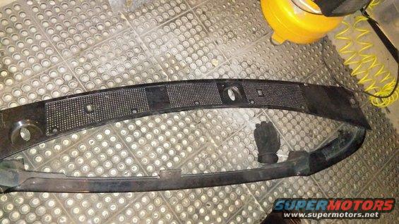 The windshield cowl was an overall pain. Like other obscure parts, there are no replacements made anymore. I had to stick with this panel.