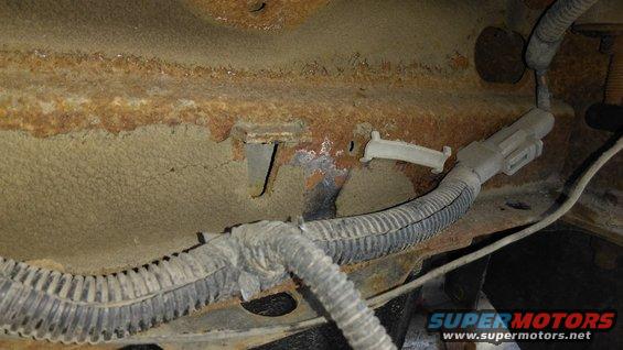 So much dirt caked on the inside of the bumper support that rust couldn't even reach it. Don't worry it got painted.