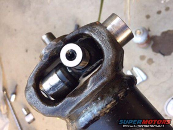 The GMB U-joints I previously installed are really poor quality. The grease fittings that came with them didn't fit and the caps are longer than normal, which made them a pain to install and remove.