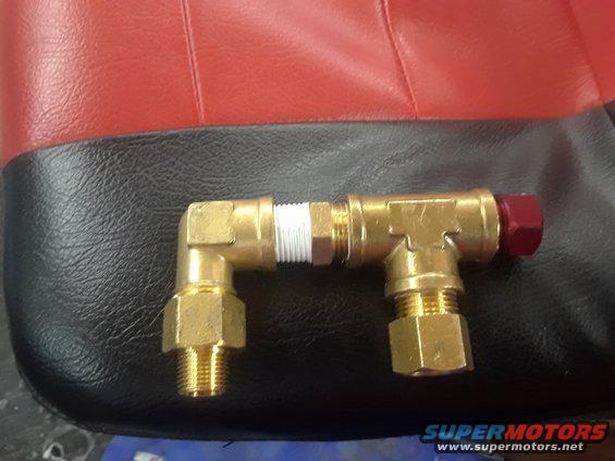 Water temp sensor manifold