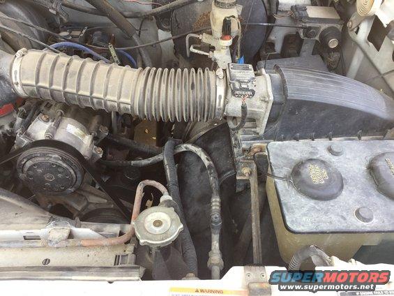4.9 intake tube installed