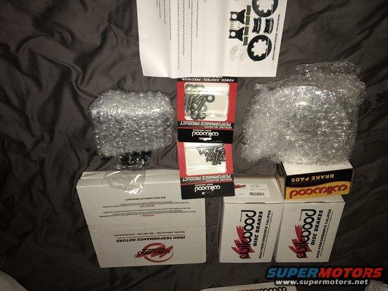 Wilwood brake kit on boxed. 