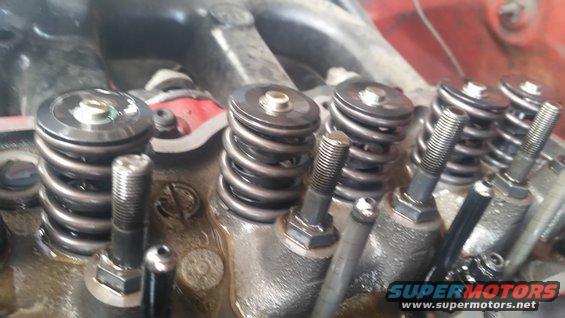 Engine valve springs and rocker arms
