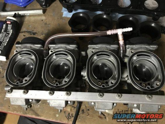 1998 ZX9R carb rebuild and flo-commander install