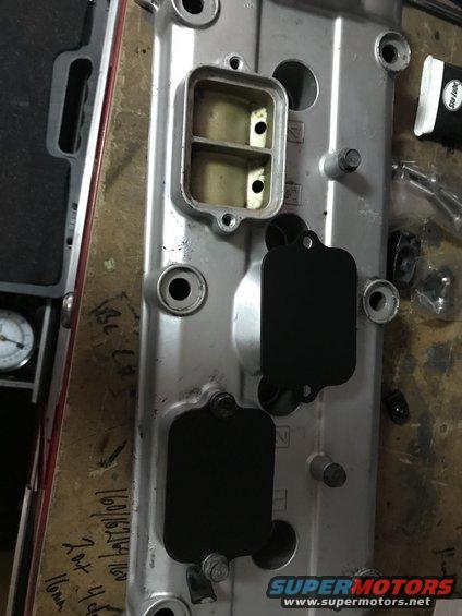 1998 ZX9R valve cover block off plates