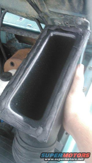 the kit came with some weather stripping. does it really need it? no but its there so i used it. its not like this intake really needs to be water tight, its sjut a funnel more or less