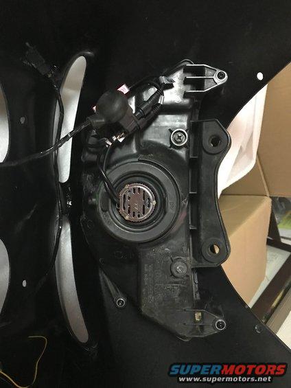 1998 ZX9R OPT-7 LED light install