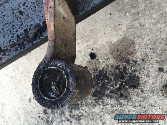 img_5271.jpg rubber bushing removed by cutting out with hole saw