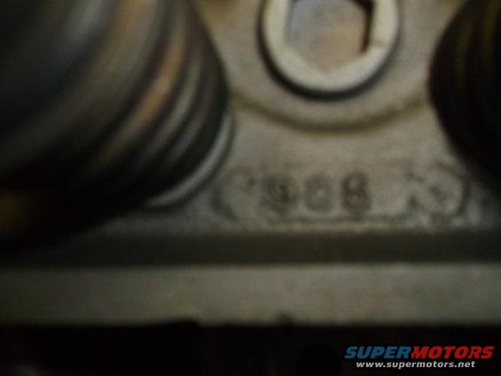 9C8 casting date. New valves, springs, retainers, etc..