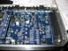 1987 Jaguar XJ6 - Close-up view of a complex electronic circuit board, numerous components and connectors.