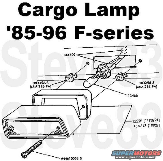 cargolamp_f.jpg '85-93 F-series Cargo Lamp
ERROR: '94-96/7 F-series use a CHMSL cargo lamp, like '92-96 Broncos.