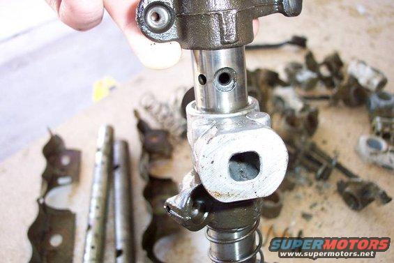 shaft2.jpg This shaft came out of the mid-'70s Ford crate 360.  The oil holes are quite different than the '73 shafts.