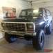 1979 Ford Bronco - This 1978 Ford Bronco features a prominent grille and large tires, suggesting off-road modifications.