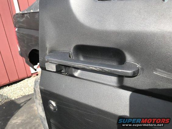 1989 Ford Bronco door handle and lock cylinder