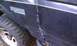 Dented door and fender