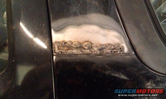 Ugly spot welds