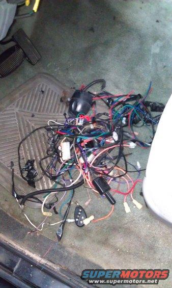 Alarm system wires removed.