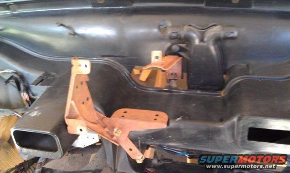 Back of dash