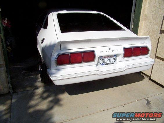 All red taillight conversion installed.
