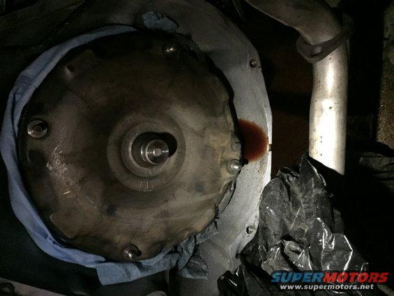 Transmission kept leaking even after installing a new seal. So it had to go out