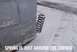 1996 Ford Bronco - A metal spring sits in the snow near a concrete structure, with text referencing the season.