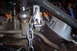 1995 Ford Bronco - Close-up view of engine parts, including fuel injectors and hoses, with visible part numbers.