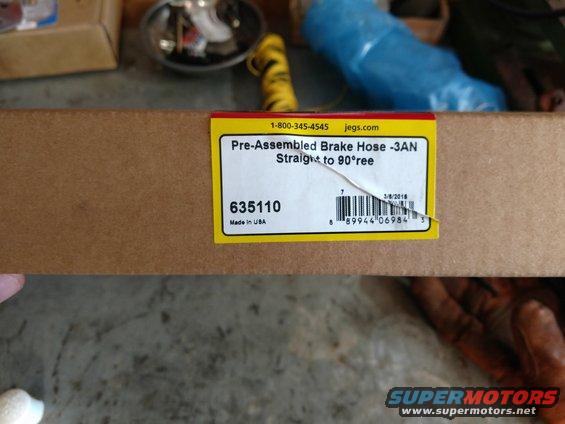 img_20180403_184246218.jpg 48 inch teflon coated/braided brake hose from Jegs. This will run from the passenger side caliper to the center drop. 