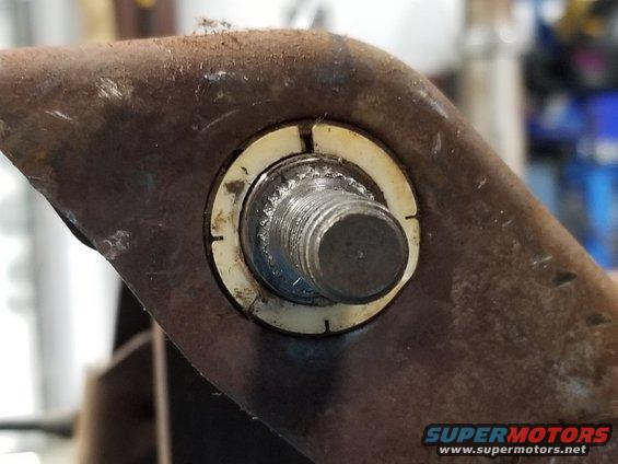 20180424_pedal8.jpg That tiny gap between the shaft & the white plastic bushing is enough to make the clutch move to the bottom of the pedal's travel.  If allowed to continue, it will wear into the steel box, requiring replacement or welding/machining.

New pedal bracket ([url=https://www.amazon.com/dp/B005H7ODUE/]F3TZ-2455-A[/url] ~$180 in 2015; lowest price I've seen ~$170)