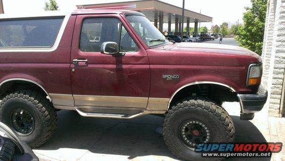 Right after the lift and 37" tires.