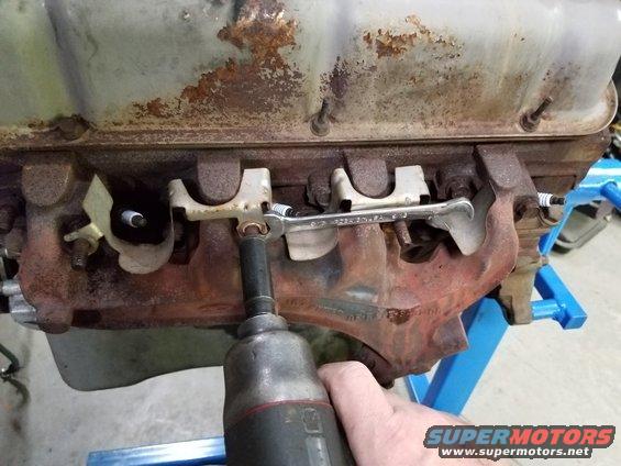20180531_160604.jpg I had to use my thinnest open wrench to back up the exhaust shield nuts.  2 of the bolts were broken.

[url=https://www.supermotors.net/registry/media/1136928][img]https://www.supermotors.net/getfile/1136928/thumbnail/20180703_203332.jpg[/img][/url]