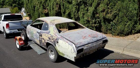 on its way to paint 