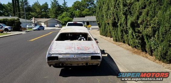 on its way to get painted 