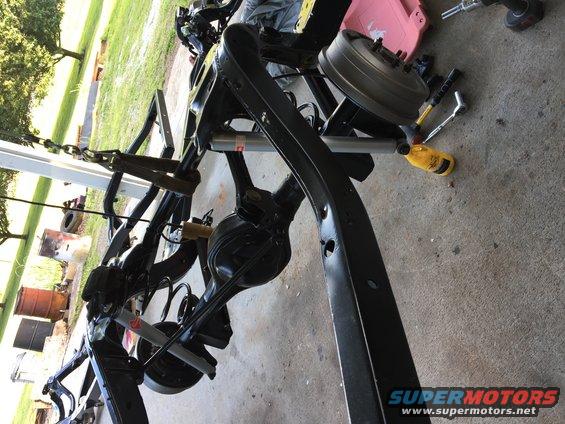 Reinforced trailing arms.