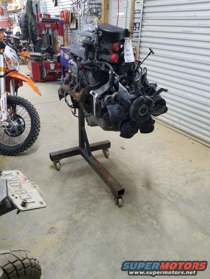 1/30/2018
eBay motor arrives and put on stand
57k miles on motor