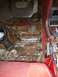 1989 Ford Probe - The floor of this vehicle's interior is severely rusted and appears to be in a state of disrepair.