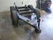 1984 Honda ATC 250 R - This is a custom-built trailer frame with four wheels and a hitch, shown indoors.