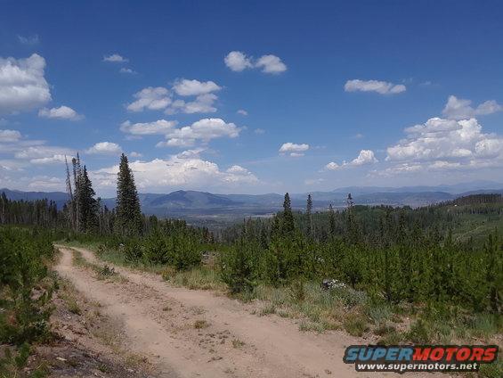 Road up Rollins Pass 