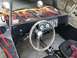 1970 Volkswagen Beetle - Interior view of a custom hot rod flame decals and a wooden steering wheel.