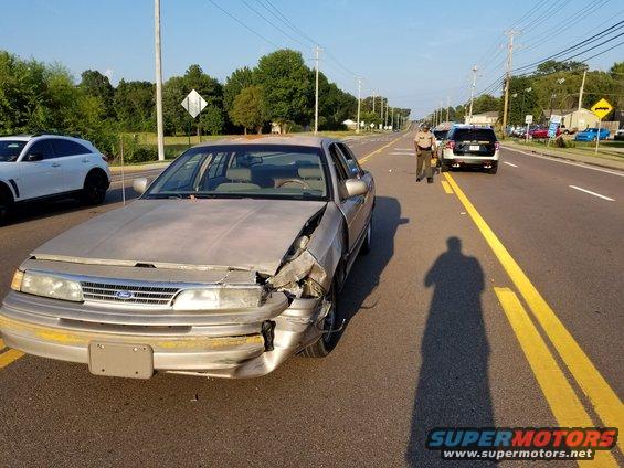 20180826_182101.jpg It's still driveable, but it's totalled, due to a Freestyle turning left (illegally) in front of me.  I'll probably pull the engine/trans/PCM since they're still in great condition, and scrap the body.