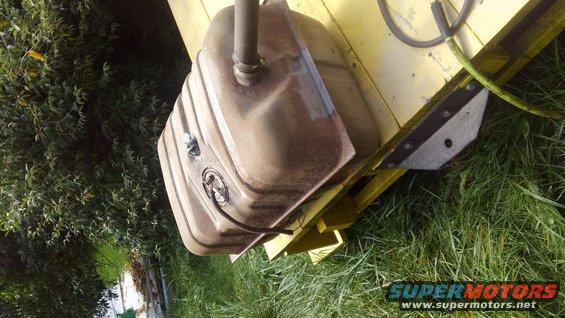 Fuel tank before.