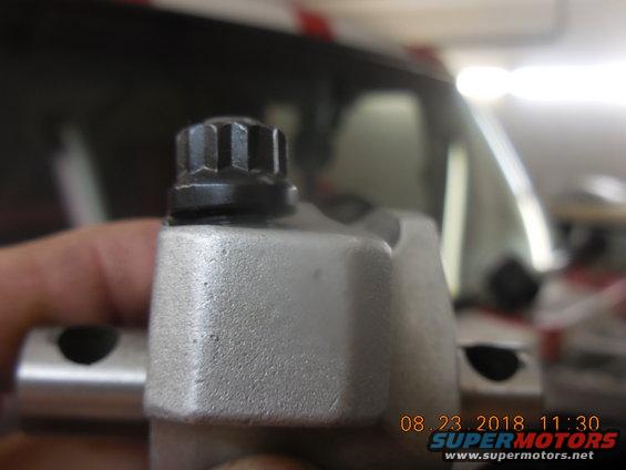 # 2 intake adjuster jammed to the end of travel threads stripped.  