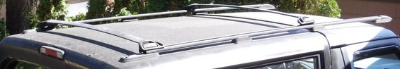 '00-06 Suburban roof rack, test fit with full length rails.