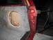 1994 Ford Bronco - Custom subwoofer enclosure installed in the cargo area of a 1994 Ford Bronco.