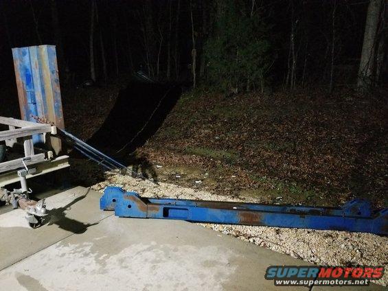 img_20180223_200731.jpg Everything was filthy; both from years of use, and from sitting in the woods for a few years.  So after straightening most of the bends, I started pressure washing all the pieces to remove grease, mildew, decayed stickers, bugs, & flaky paint.