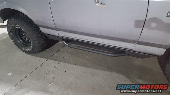 A shot of the passenger side after completion.