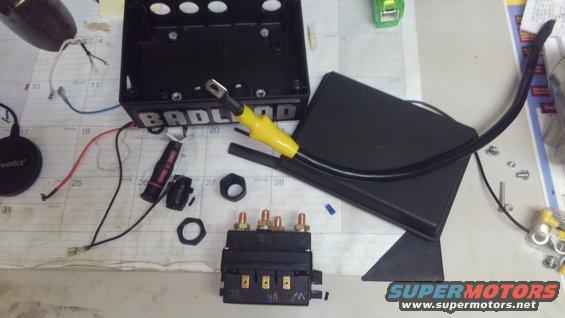 kimg0337.jpg this was the control box for the winch. its very bulky and suppose to be waterproof the solenoid pack. i think its a bit excessive so i decided to mount the solenoid pack on the core support without the box. the solenoid pack itself should be waterproof enough.