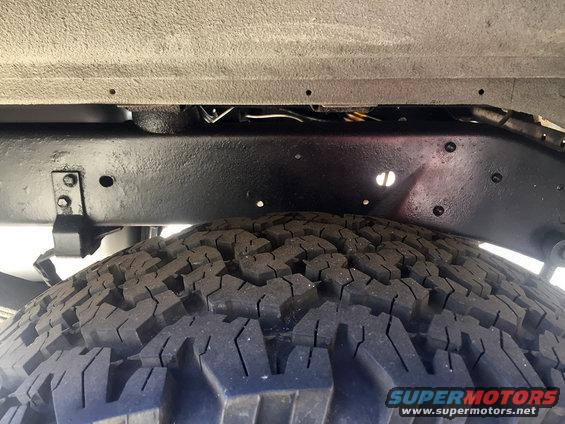 Undercarriage frame and tire tread