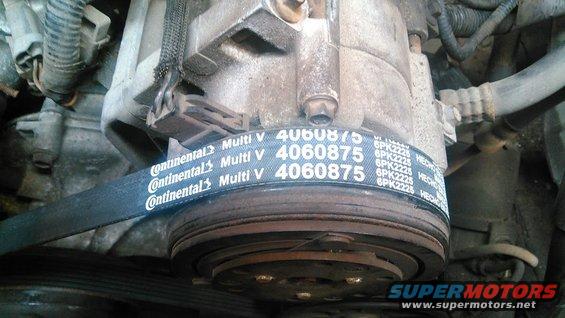 Continental Multi V belt with part number 4060875 and 6PK2225