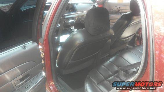 2003 Ford Crown Victoria LXsport interior, red exterior, black leather seats