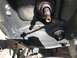 1970 Volkswagen Beetle - Detail of the transmission bell housing, showing the splined input shaft and surrounding components.